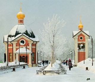Серафима Саровского храм. Город Щелково