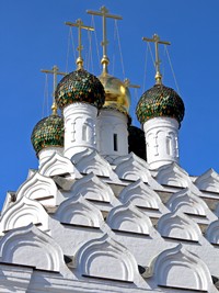 Собрать пазл: Кокошники церкви Николы Посадского, Коломна
