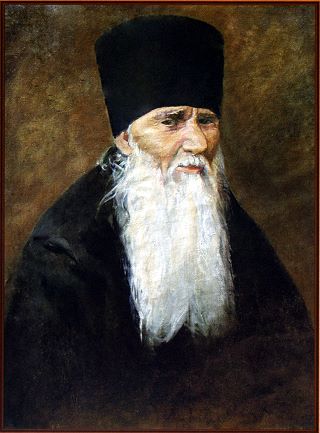 Преподобный старец Амвросий Оптинский.