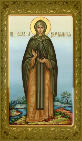 Икона Преподобной Мелании Римляныни. Галерея икон Щигры.