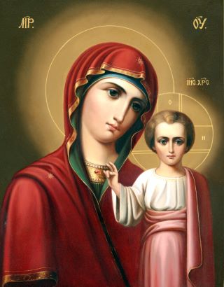 Казанская икона Божией Матери. Галерея икон Щигры.