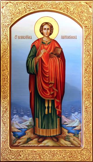 Святой великомученик и целитель Пантелеимон. Галерея икон Щигры.