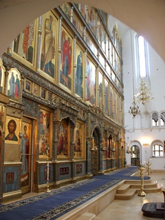 Амвон собора во имя Рождества Пресвятой Богородицы Зачатьевского монастыря.