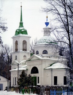 Храм во имя Нерукотворного образа Спасителя на Спасском кладбище, г.Тула.