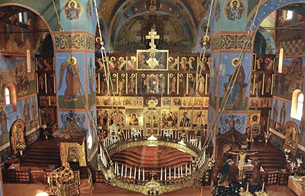 Свято-Успенская Почаевская Лавра. Внутренний вид Троицкого собора