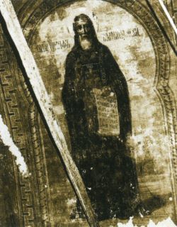Преподобный Иосиф Волоцкий. Роспись свода трапезной палаты