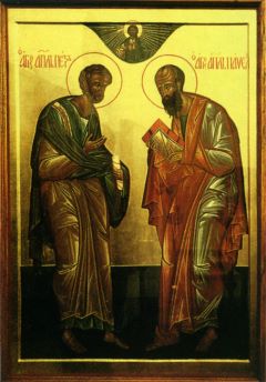 Храмовая икона свв. апп. Петра и Павла