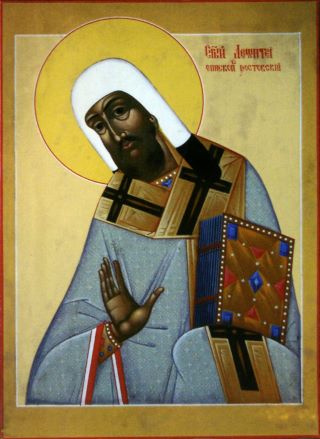 Святитель Леонтий. Икона из Зачатьевского собора